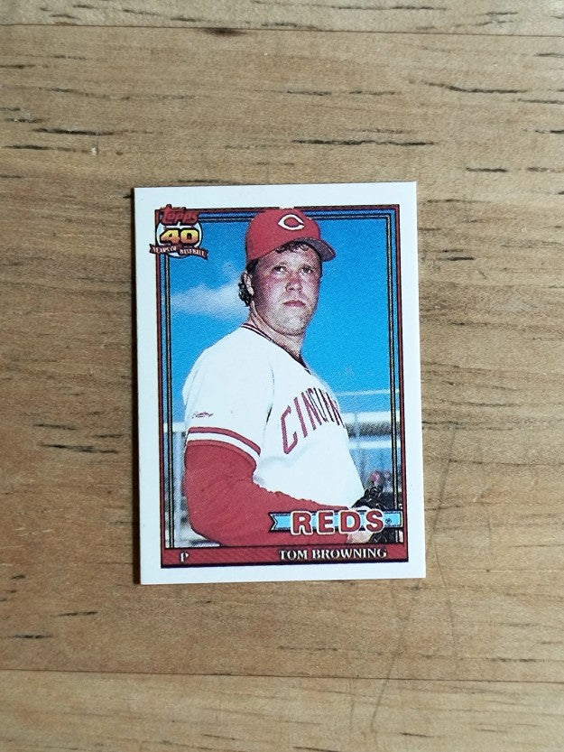 1991 Topps Micro #151 Tom Browning