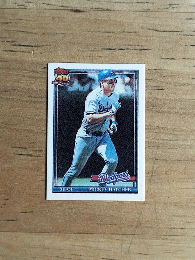 1991 Topps Micro #152 Mickey Hatcher
