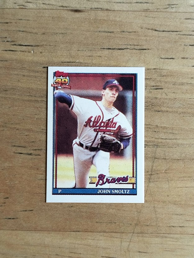 1991 Topps Micro #157 John Smoltz