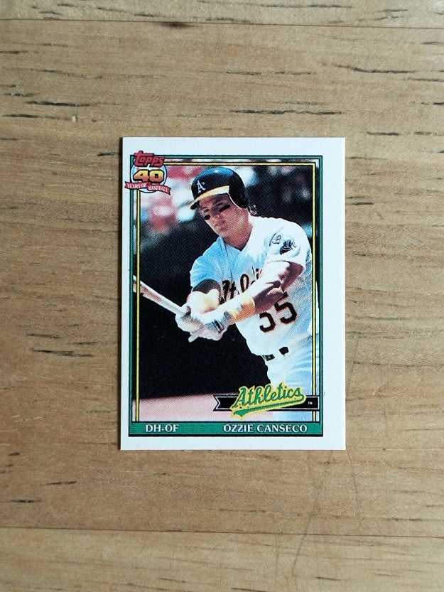 1991 Topps Micro #162 Ozzie Canseco