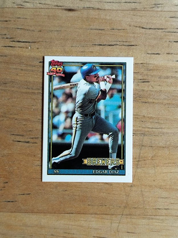 1991 Topps Micro #164 Edgar Diaz