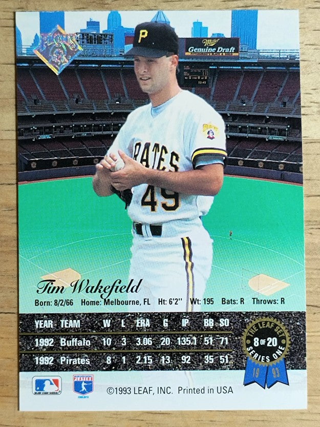 1993 Leaf Gold Rookies #R8 Tim Wakefield (EXMT)