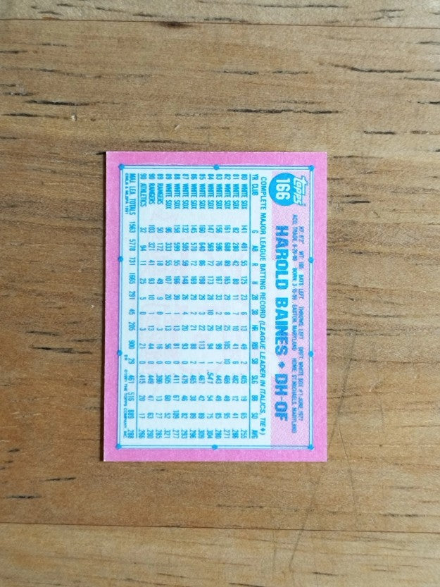 1991 Topps Micro #166 Harold Baines