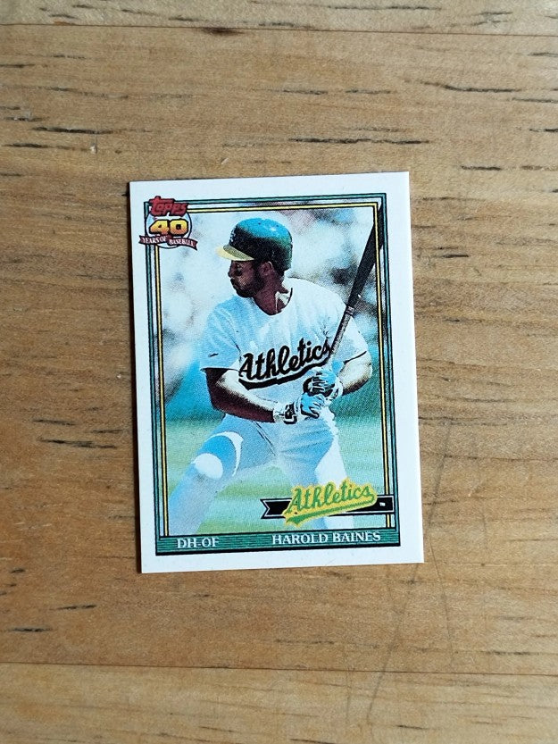 1991 Topps Micro #166 Harold Baines