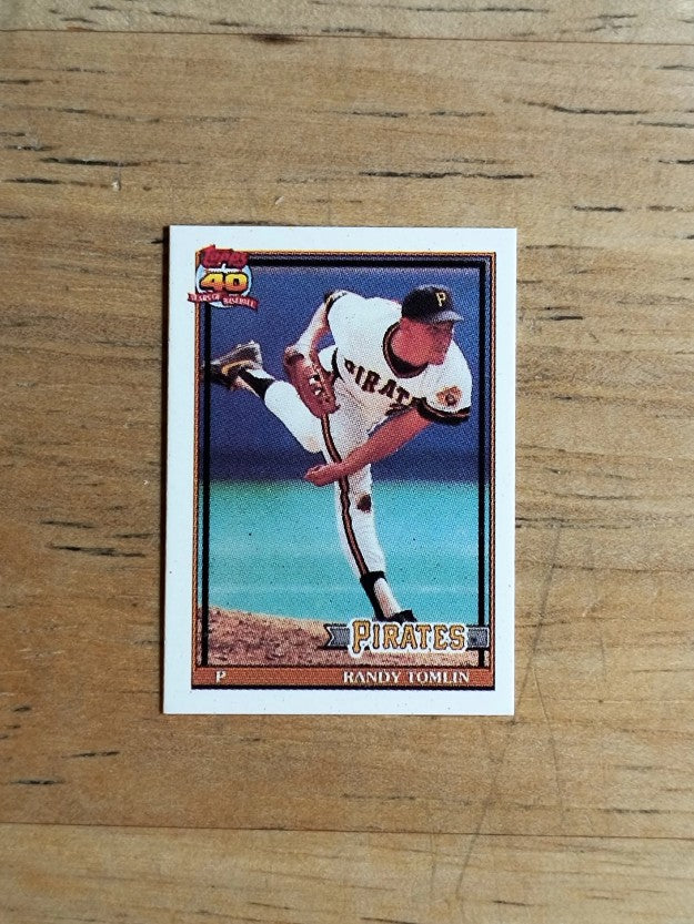 1991 Topps Micro #167 Randy Tomlin RC