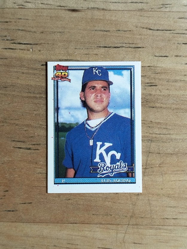 1991 Topps Micro #169 Luis Aquino