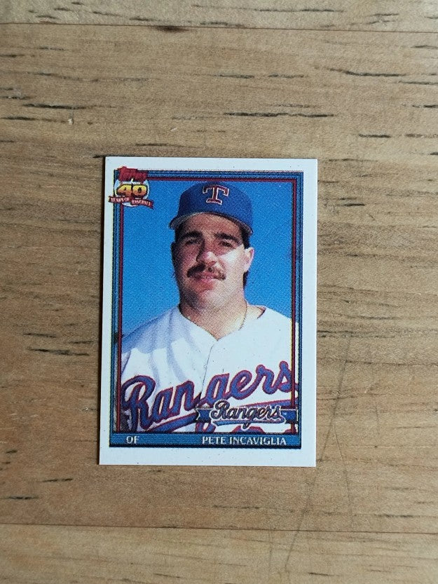 1991 Topps Micro #172 Pete Incaviglia