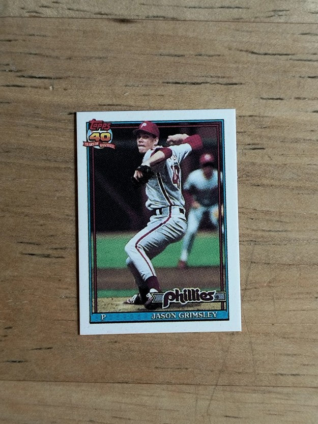 1991 Topps Micro #173 Jason Grimsley