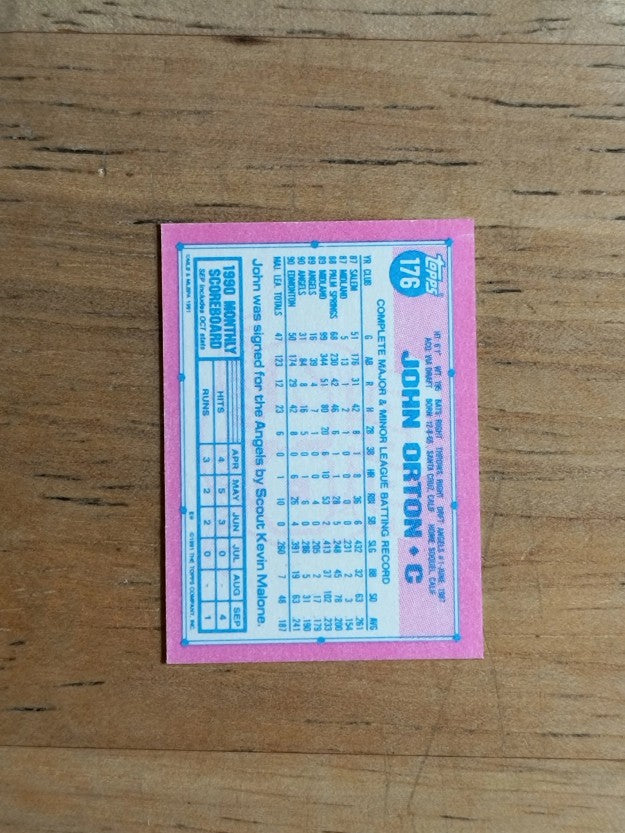 1991 Topps Micro #176 John Orton