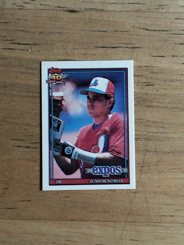 1991 Topps Micro #182 Junior Noboa