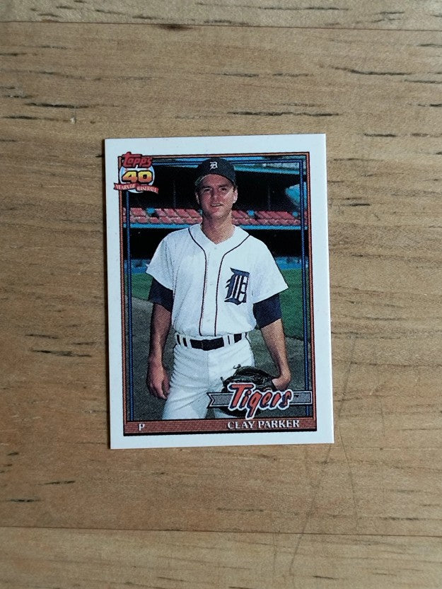1991 Topps Micro #183 Clay Parker
