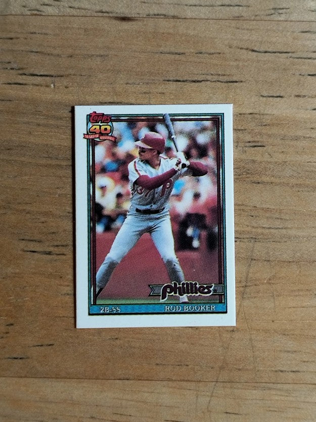 1991 Topps Micro #186 Rod Booker