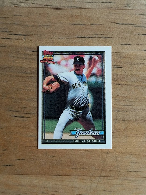 1991 Topps Micro #187 Greg Cadaret
