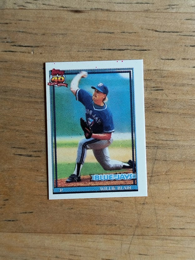 1991 Topps Micro #191 Willie Blair