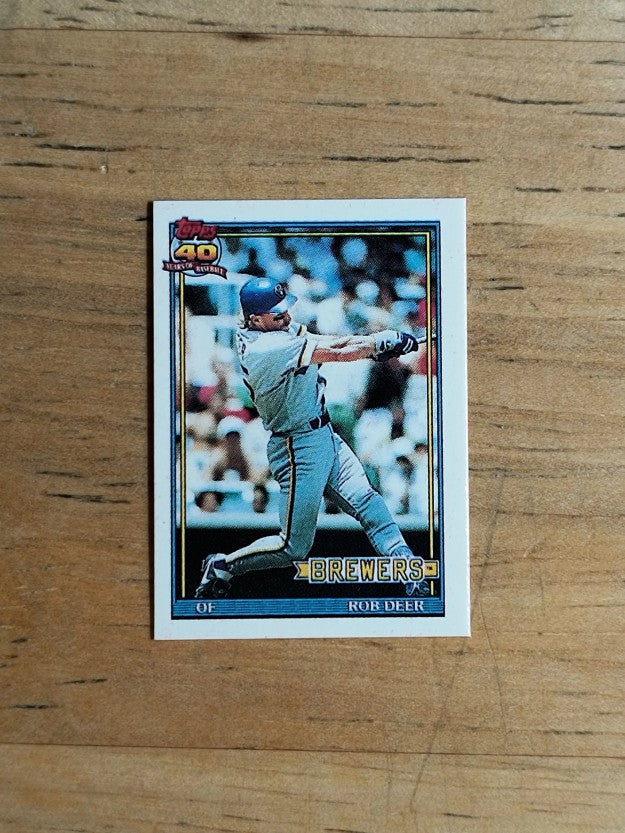 1991 Topps Micro #192 Rob Deer