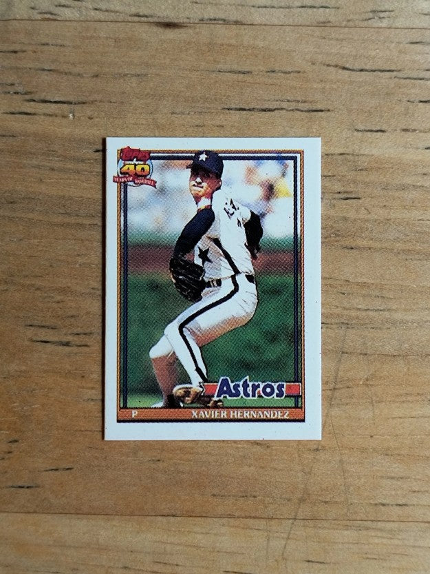 1991 Topps Micro #194 Xavier Hernandez