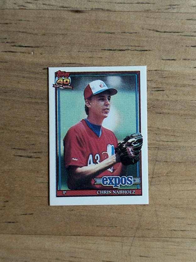 1991 Topps Micro #197 Chris Nabholz