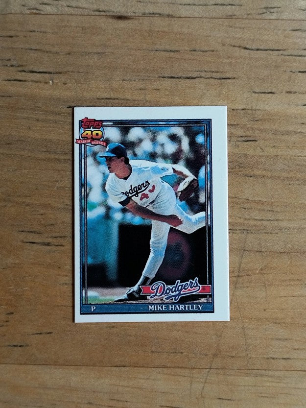 1991 Topps Micro #199 Mike Hartley