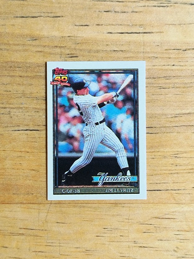 1991 Topps Micro #202 Jim Leyritz