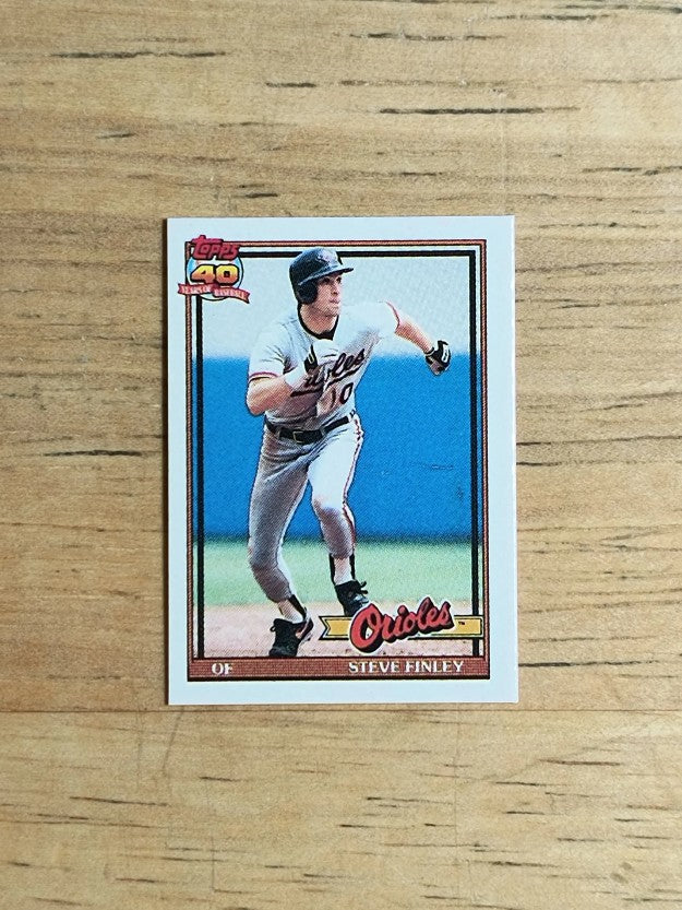 1991 Topps Micro #212 Steve Finley
