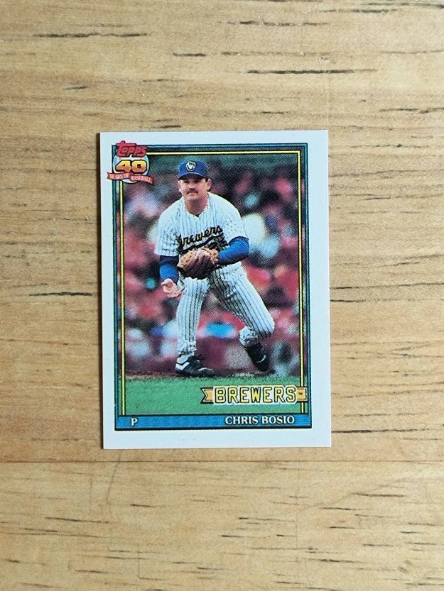 1991 Topps Micro #217 Chris Bosio