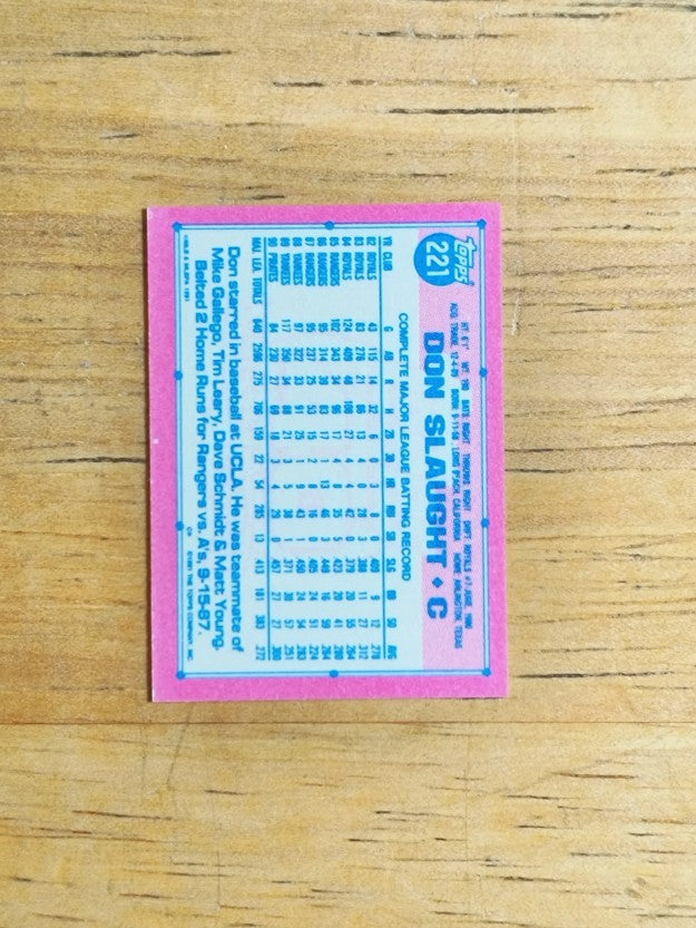 1991 Topps Micro #221 Don Slaught