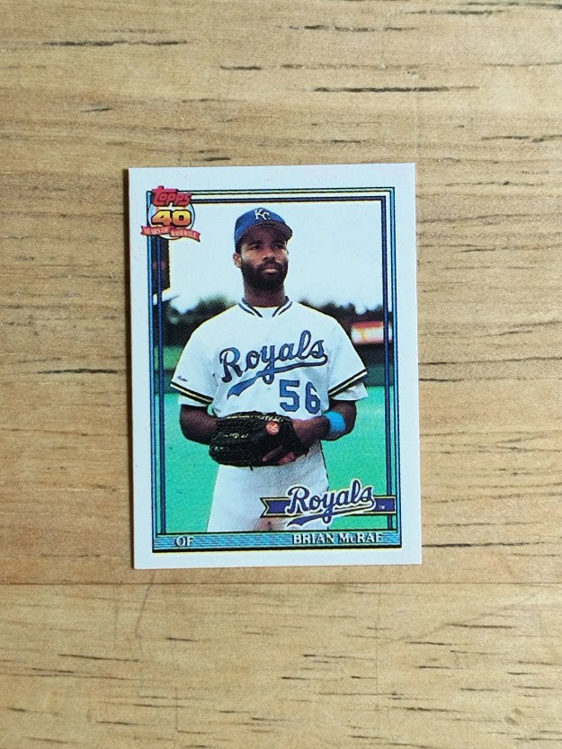 1991 Topps Micro #222 Brian McRae RC
