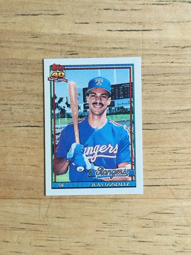 1991 Topps Micro #224 Juan Gonzalez