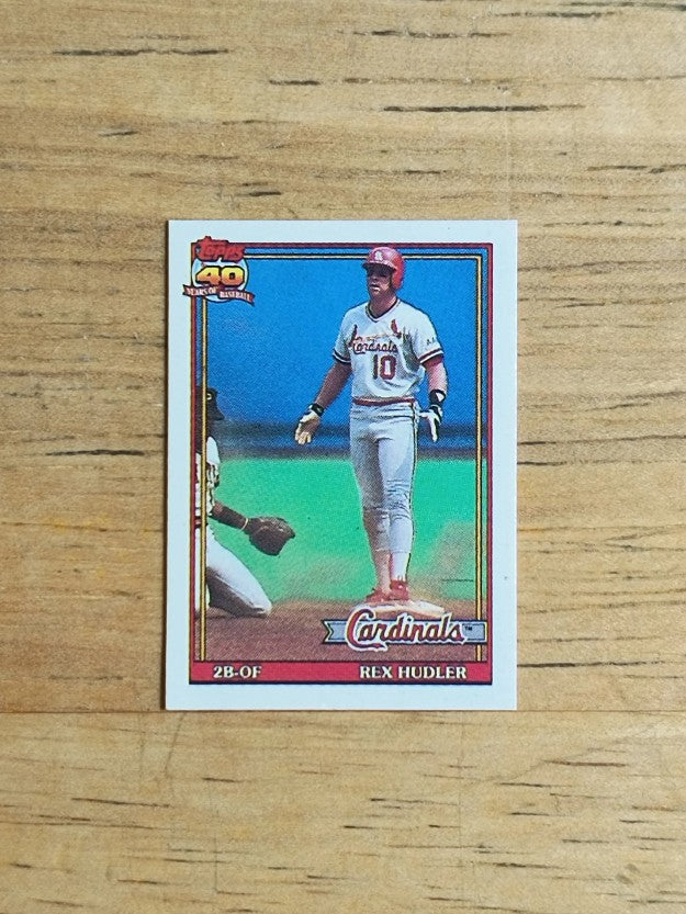 1991 Topps Micro #228 Rex Hudler