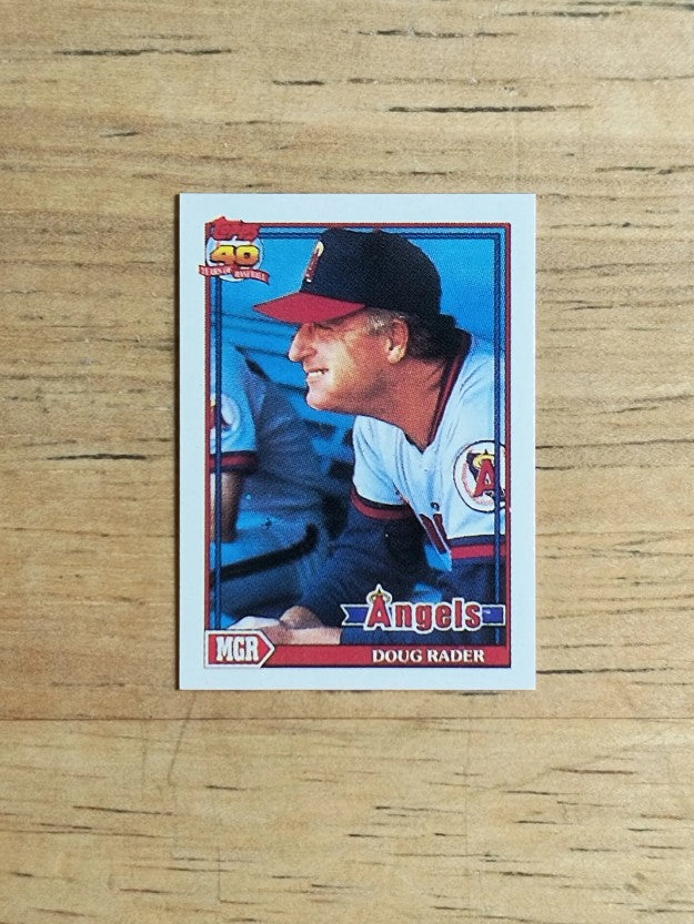 1991 Topps Micro #231 Doug Rader MG