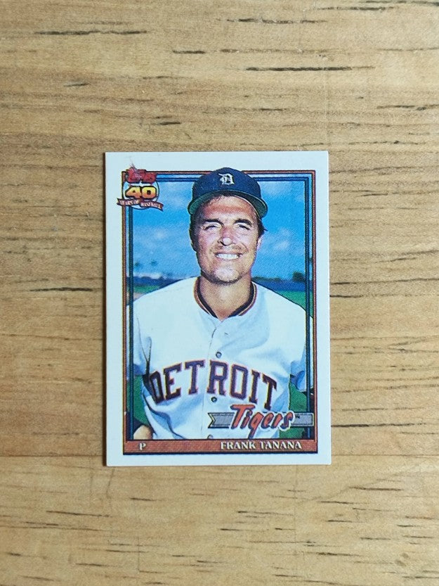 1991 Topps Micro #236 Frank Tanana