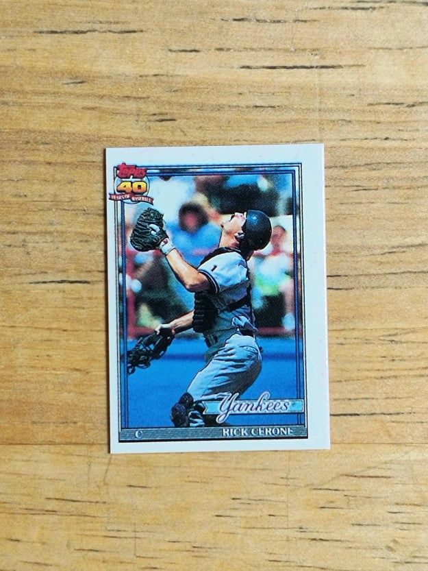 1991 Topps Micro #237 Rick Cerone
