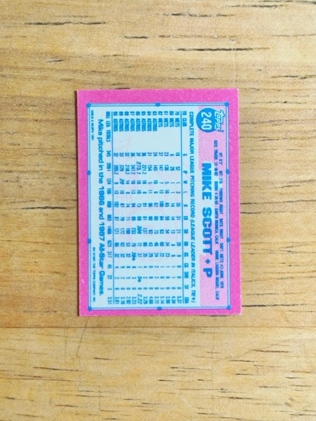 1991 Topps Micro #240 Mike Scott