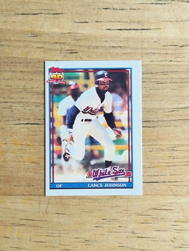 1991 Topps Micro #243 Lance Johnson