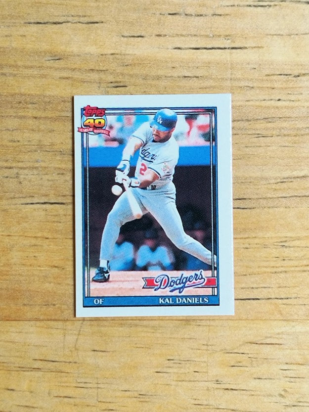 1991 Topps Micro #245 Kal Daniels