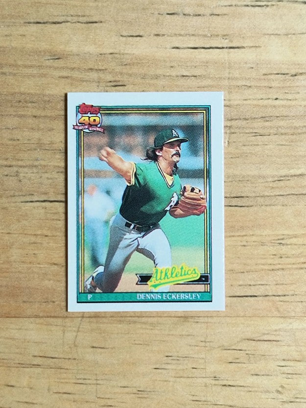 1991 Topps Micro #250 Dennis Eckersley