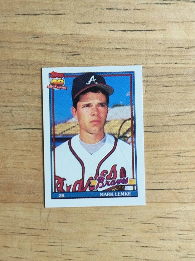 1991 Topps Micro #251 Mark Lemke