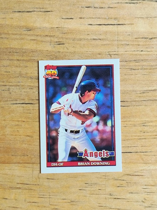 1991 Topps Micro #255 Brian Downing