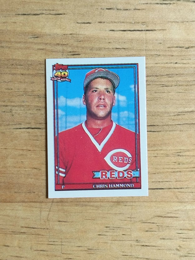 1991 Topps Micro #258 Chris Hammond FTC