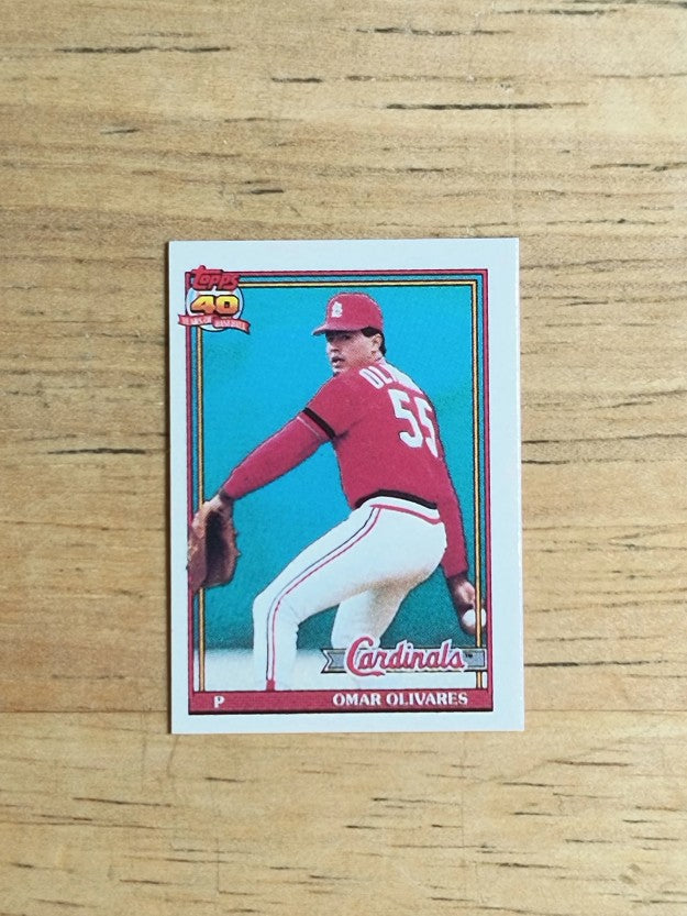 1991 Topps Micro #271 Omar Olivares RC