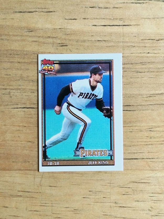 1991 Topps Micro #272 Jeff King