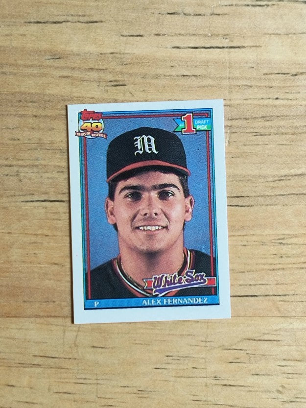 1991 Topps Micro #278 Alex Fernandez FTC