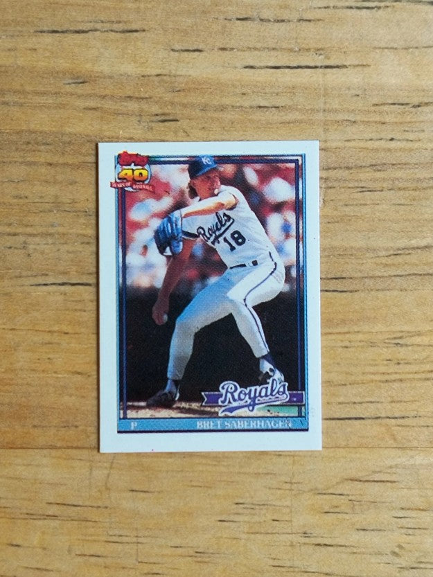 1991 Topps Micro #280 Bret Saberhagen