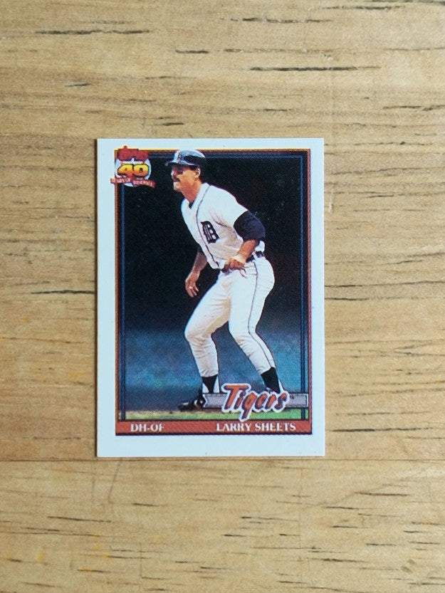 1991 Topps Micro #281 Larry Sheets