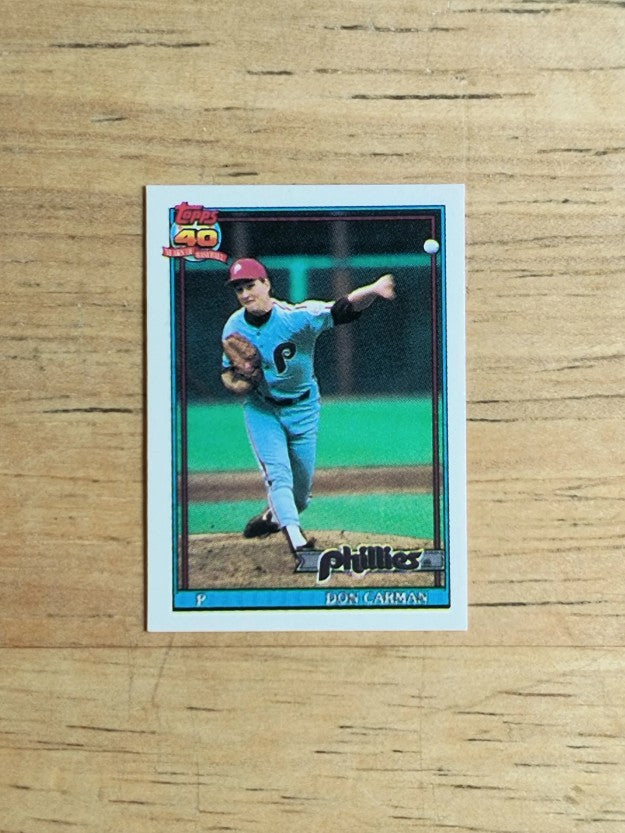 1991 Topps Micro #282 Don Carman