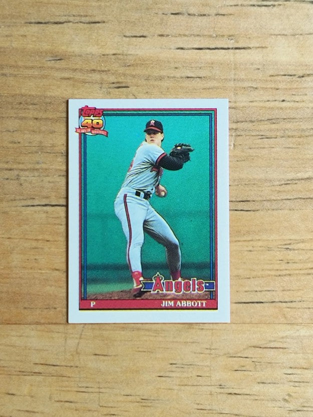 1991 Topps Micro #285 Jim Abbott