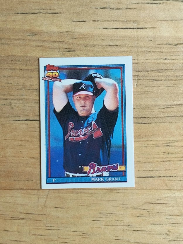 1991 Topps Micro #287 Mark Grant
