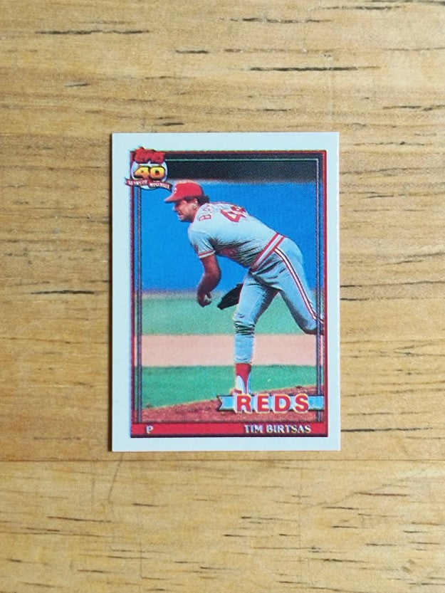 1991 Topps Micro #289 Tim Birtsas