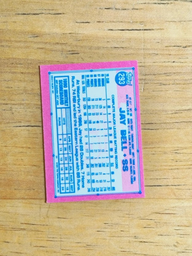 1991 Topps Micro #293 Jay Bell