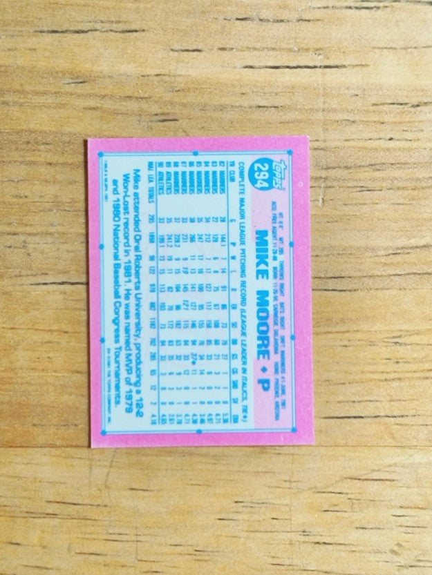 1991 Topps Micro #294 Mike Moore